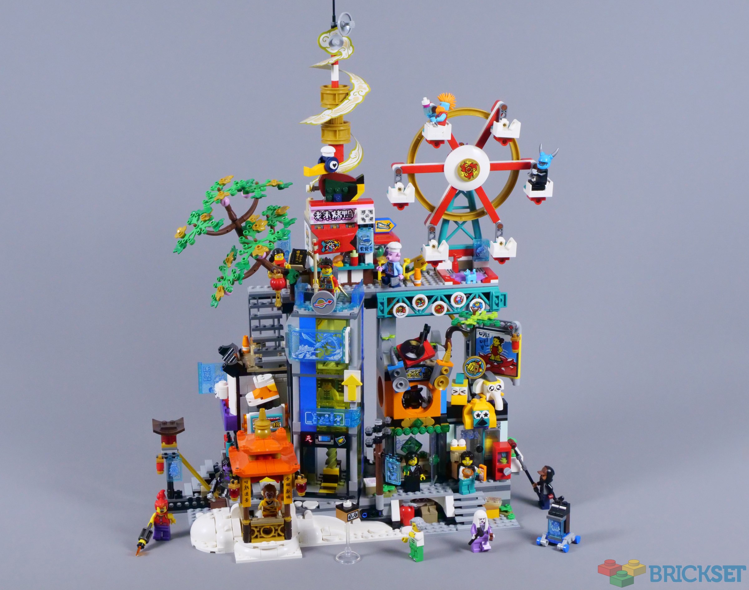 LEGO Monkie Kid 80054 Megapolis City review | Brickset